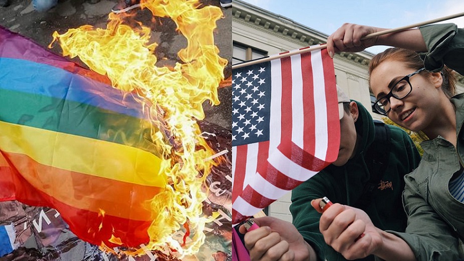 burning flags Society of Classical Poets